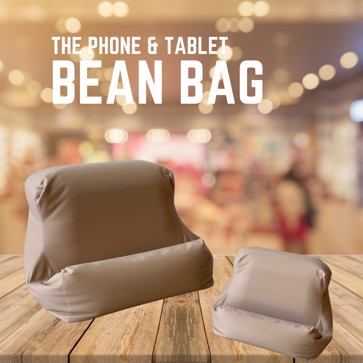 Tablet or Phone Beanbag Stand | Versatile Holder for iPad, Kindle, Nintendo Switch, Smartphones! Two Sizes Available, Comfortable & Stylish