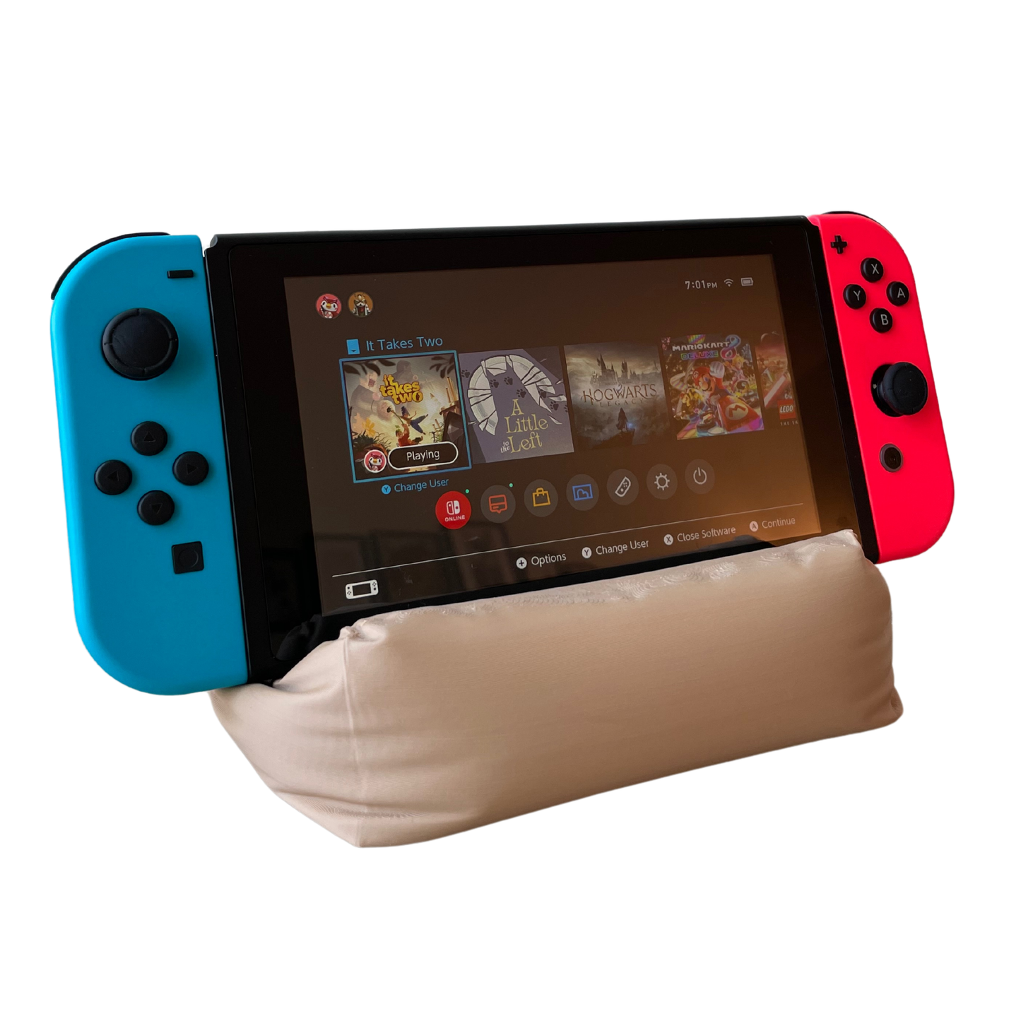 Tablet or Phone Beanbag Stand | Versatile Holder for iPad, Kindle, Nintendo Switch, Smartphones! Two Sizes Available, Comfortable & Stylish