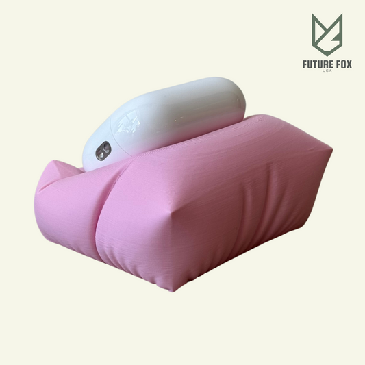 Dirty Little Pillow Talk: The Perfect Bed for Your AirPods! Desk Organization & Unique Gift | Your Headphones Work hard, Give Them a Rest