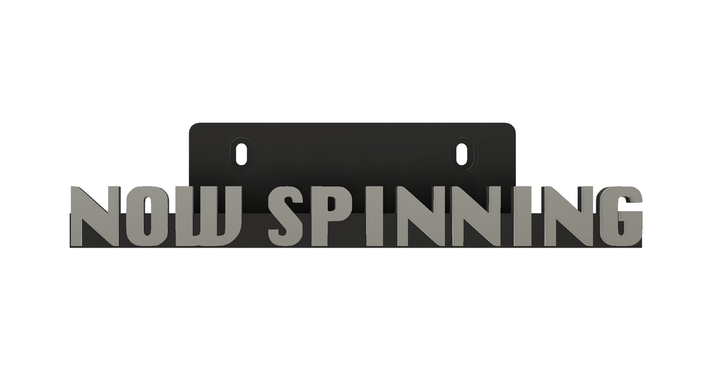 TuneDock Vinyl Display Stand – Phrase SpinTag Set (Now Playing / Now Spinning)