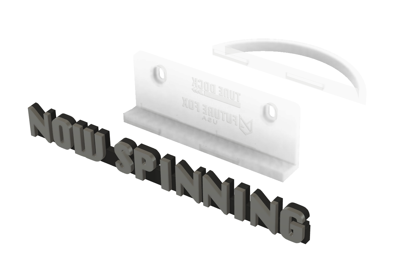 TuneDock Vinyl Display Stand – Phrase SpinTag Add-On